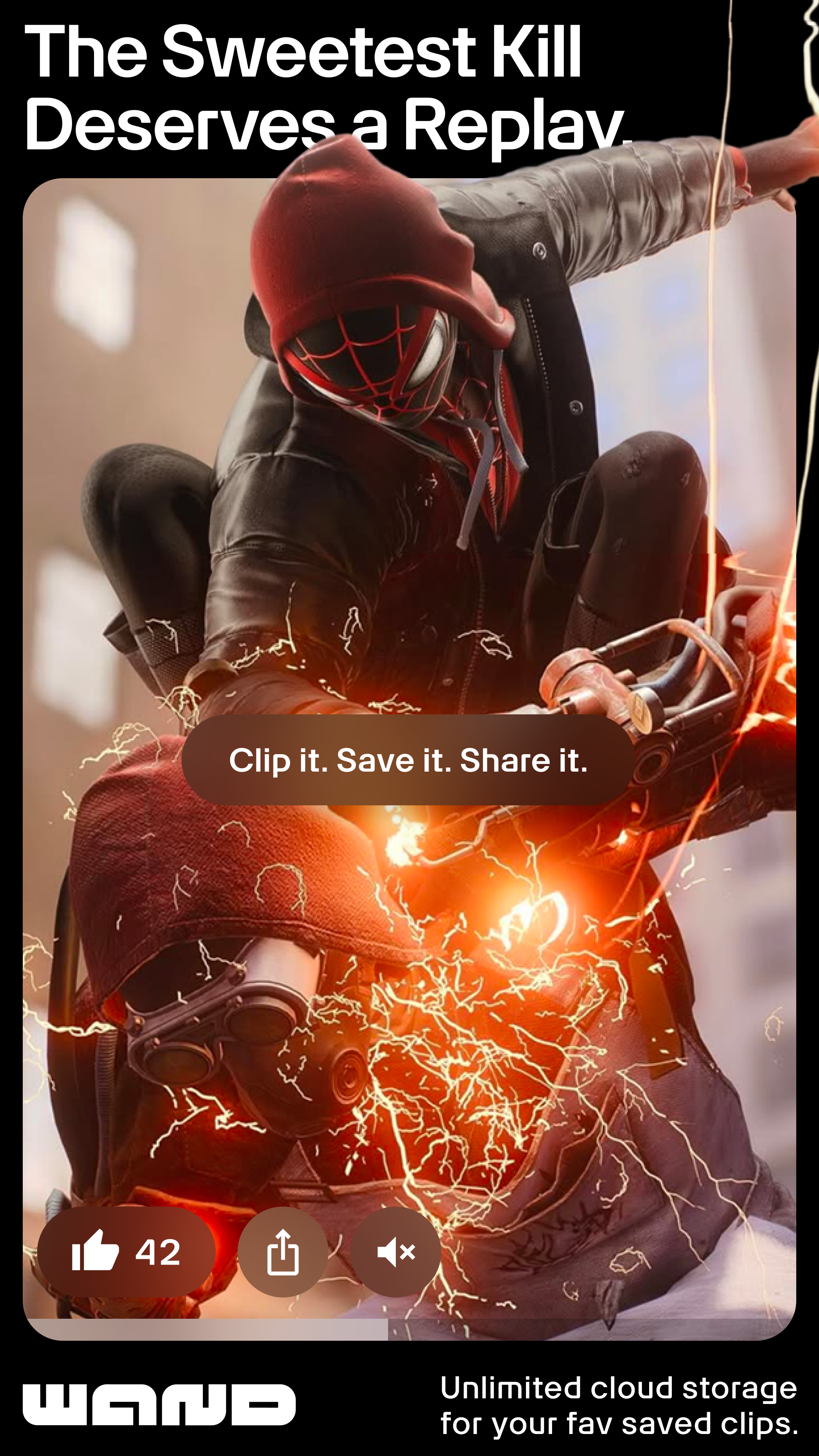 A cinematic takedown gets framed like a replayable social moment, ready to clip, save, and share.